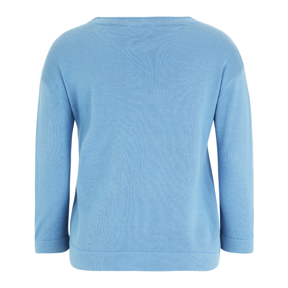 Betty Barclay Round-neck Knitwear Blue Dames