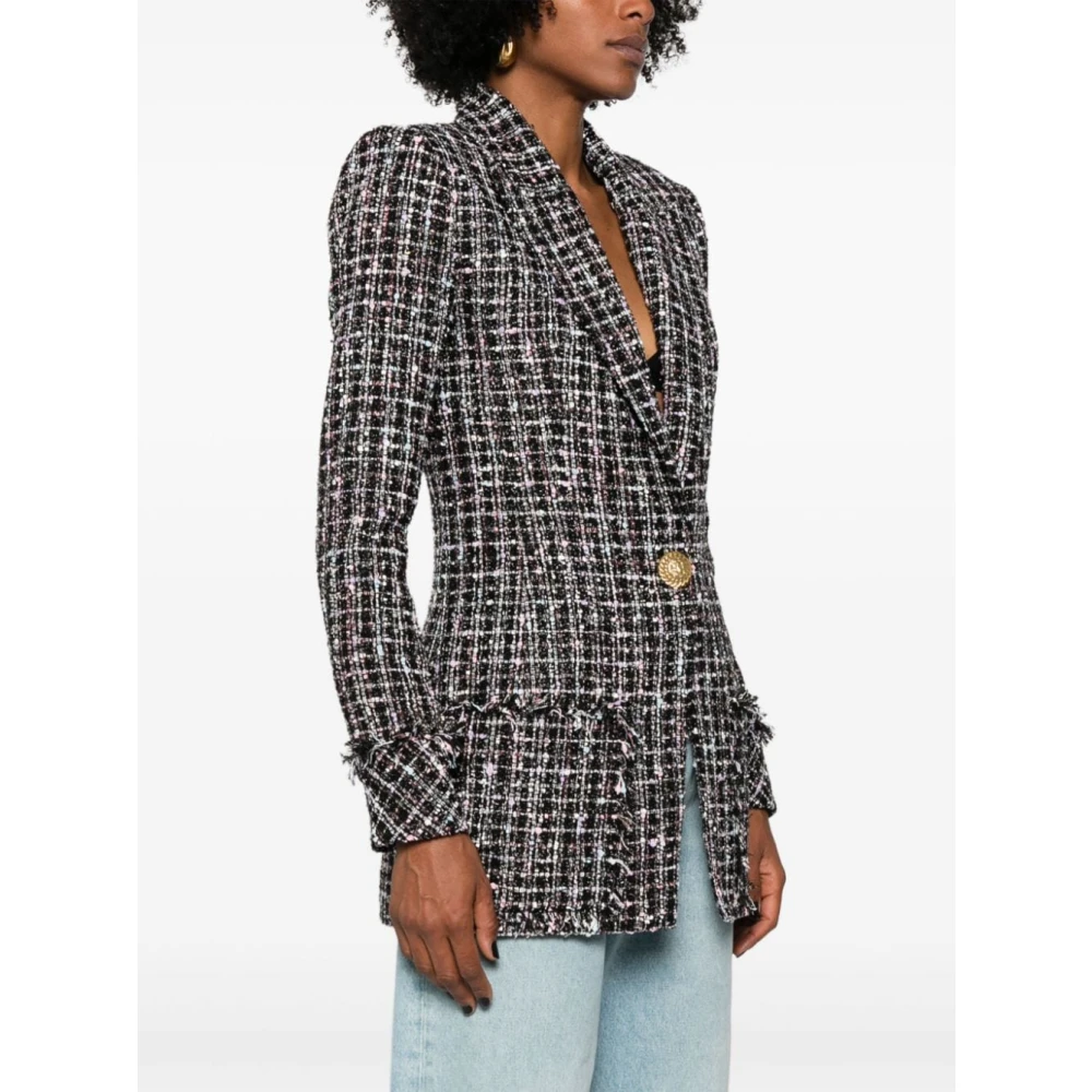 Balmain Zwart dameskleding Aw24 Black Dames