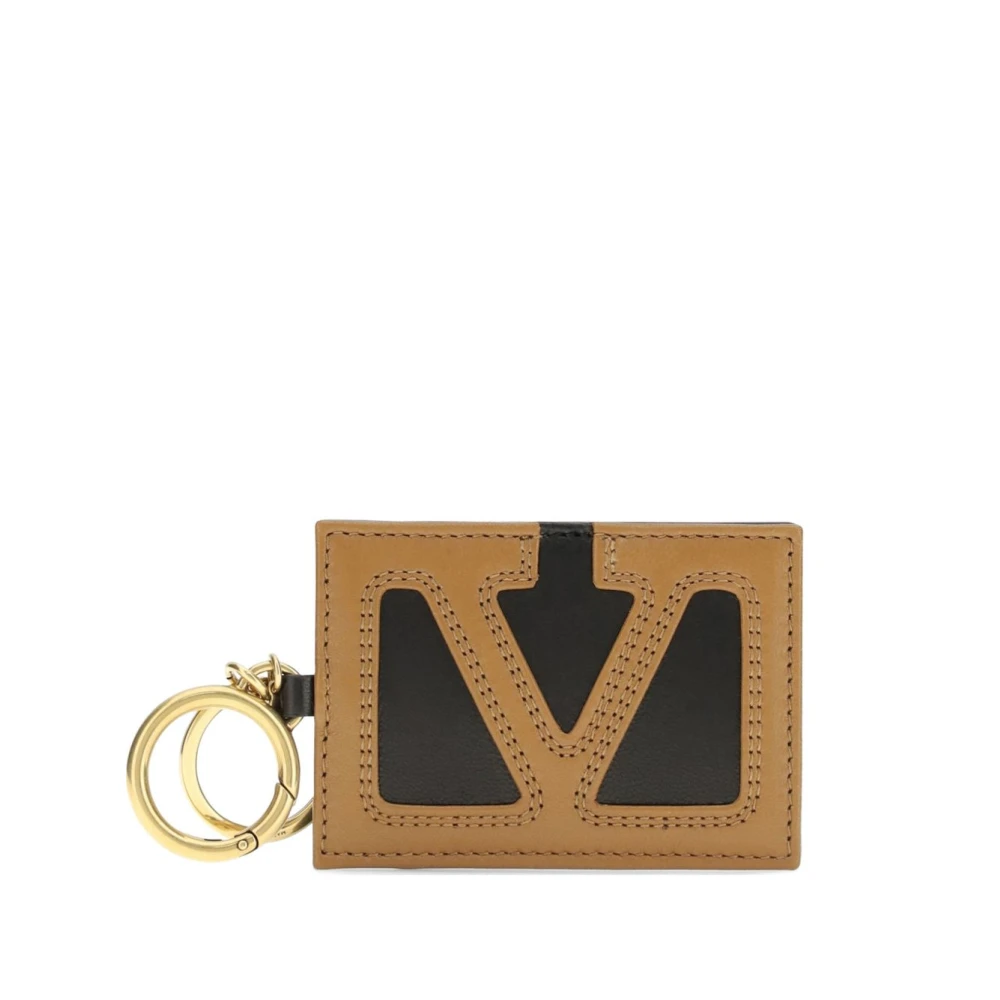 Valentino Garavani , Wallets & Cardholders, Male, Brown, One Size, Viva Superstar Keyring