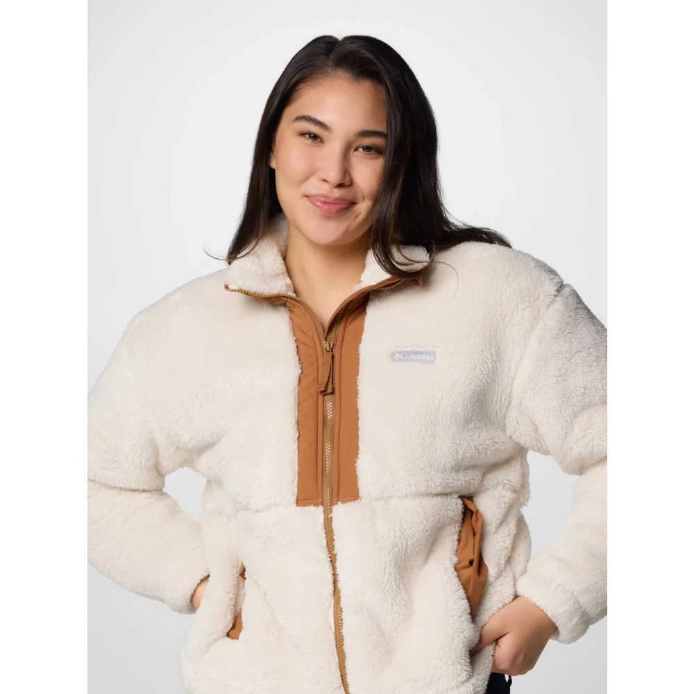 Columbia Urban Sherpa Zip Jas Boundless Discovery White Dames