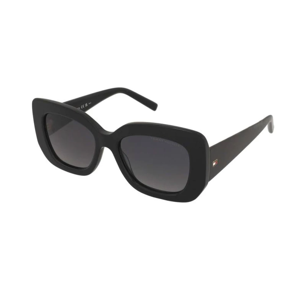 Tommy Hilfiger Unisex Black Full-Rim Gradient Sunglasses