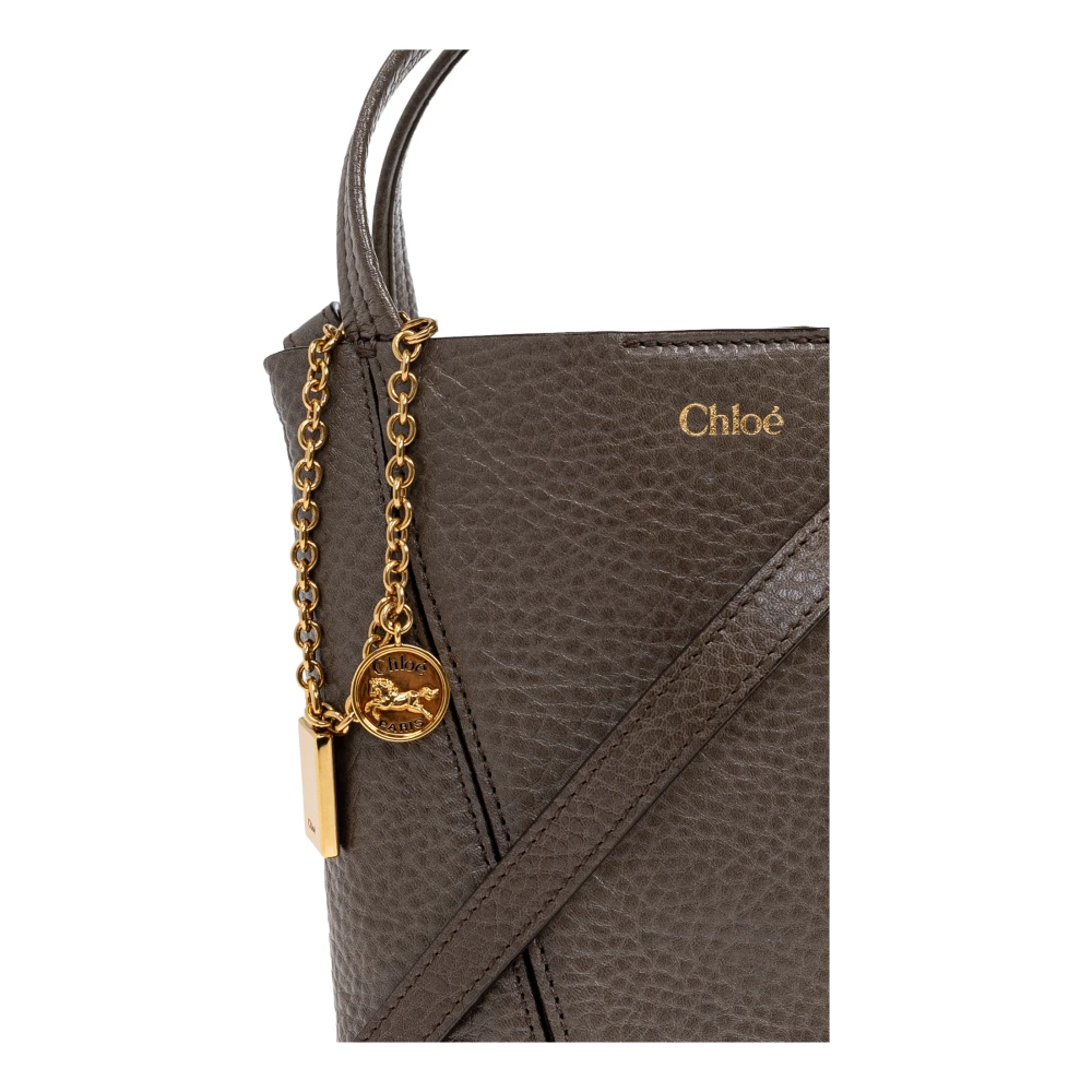 Chloé Handtas Spin Klein Green Dames