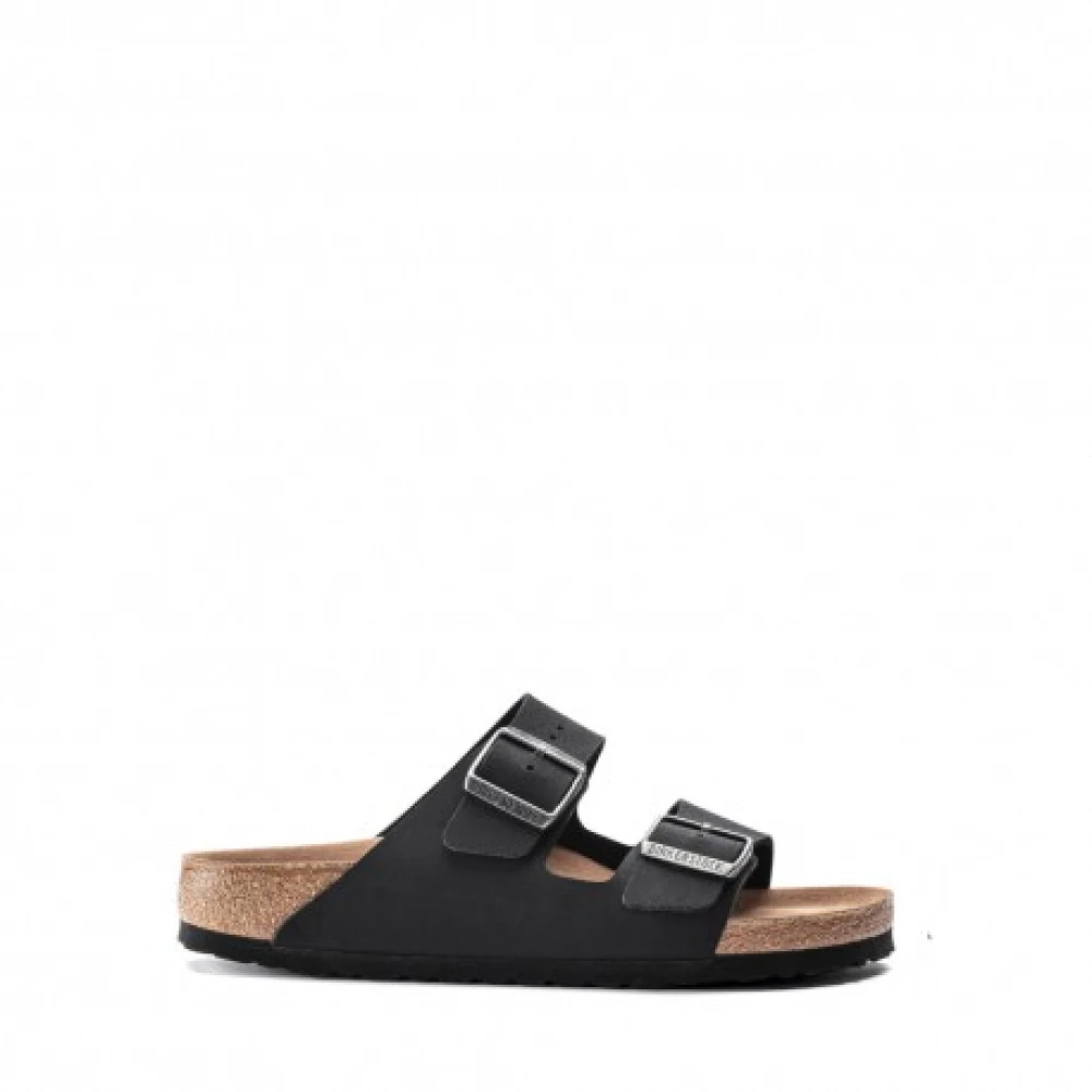 Birkenstock Svarta Anatomiska Sandaler Black, Herr