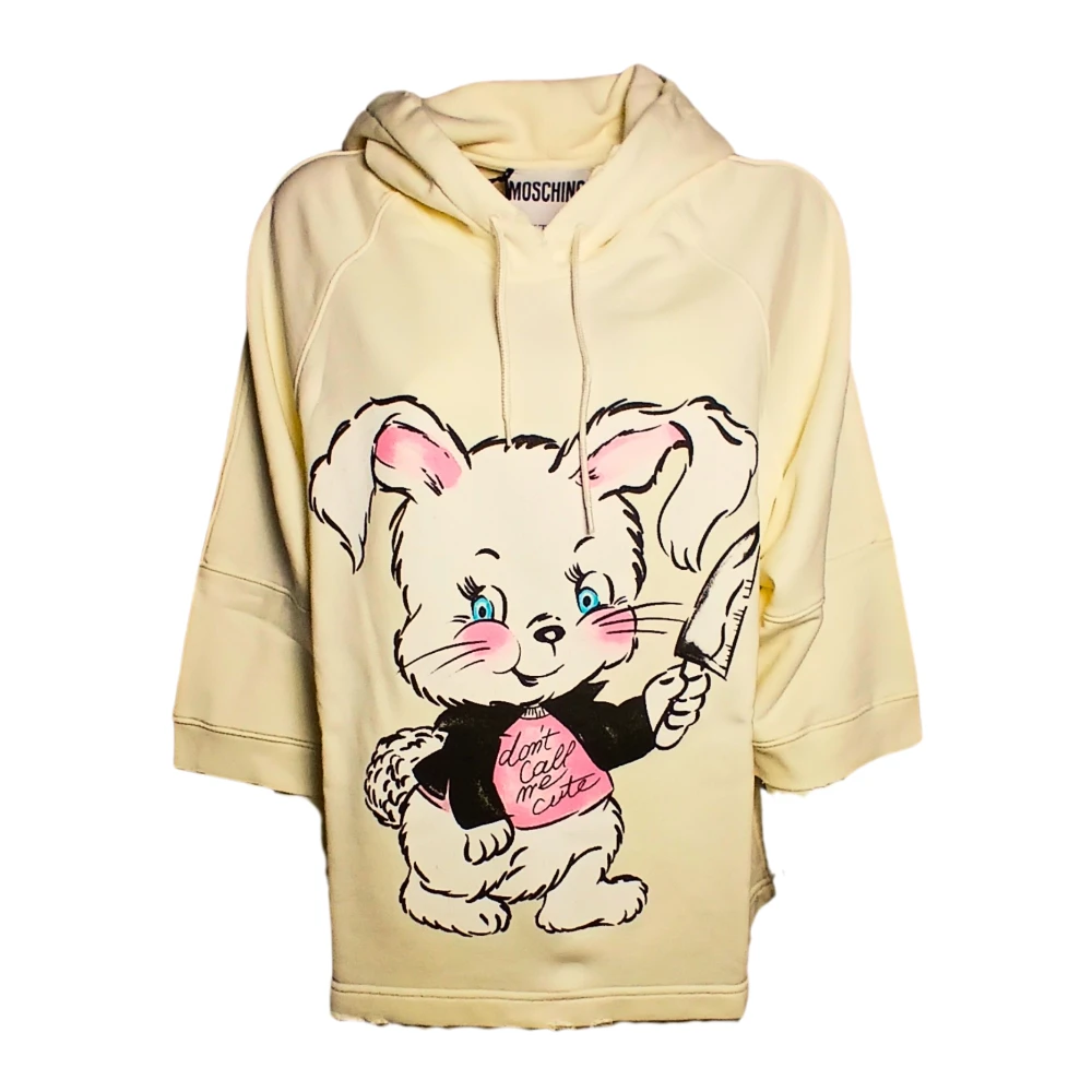 Moschino Stijlvolle Sweatshirts en Hoodies Beige Dames