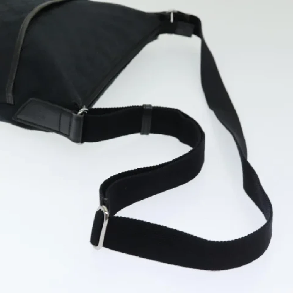 Gucci Vintage Pre-owned Canvas shoulder-bags Black Dames