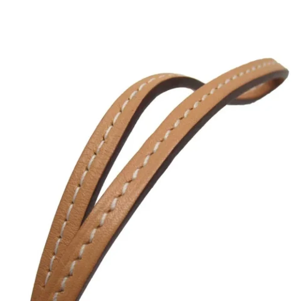Hermès Vintage Pre-owned Fabric key-holders Brown Dames