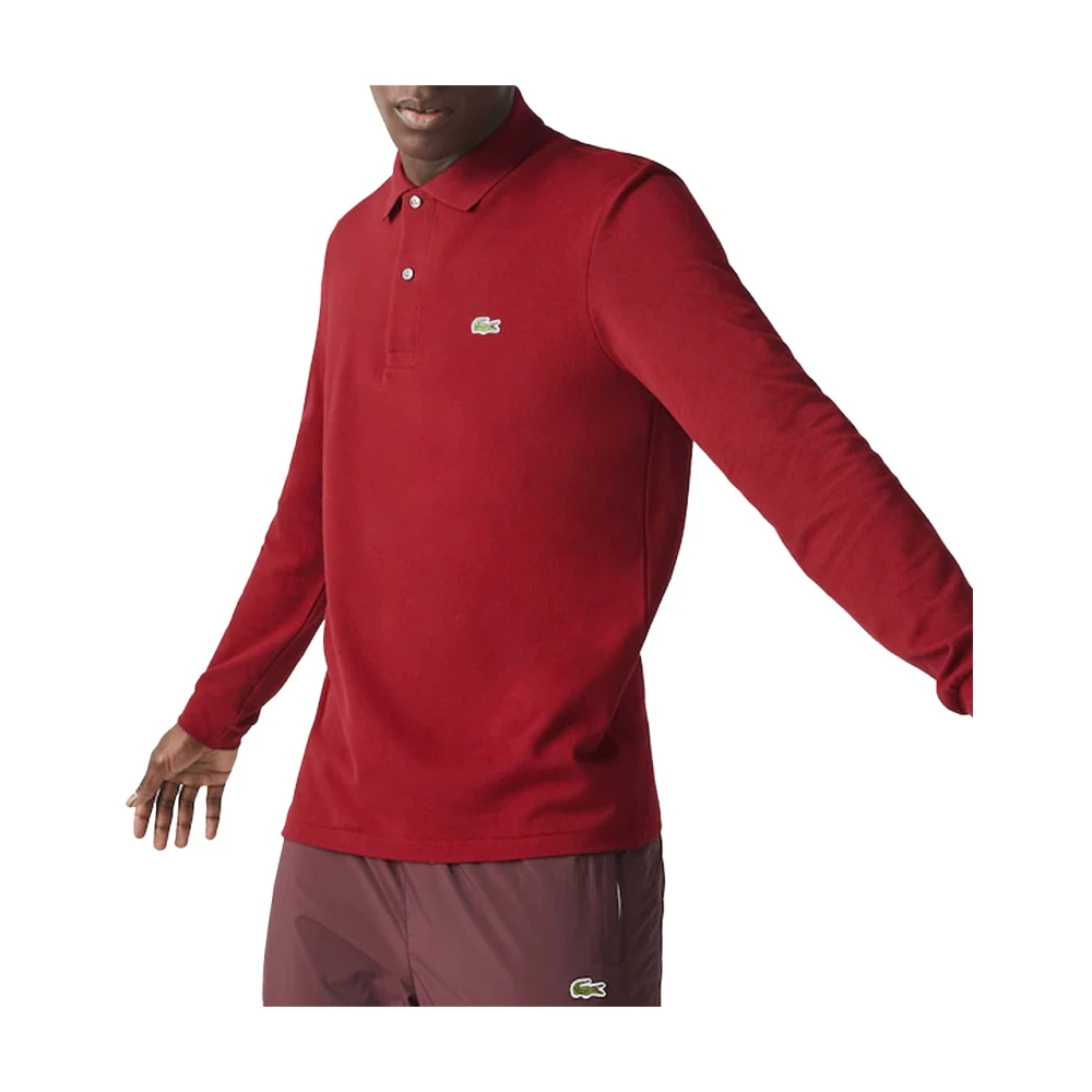 Lacoste Polo Shirts Red Heren