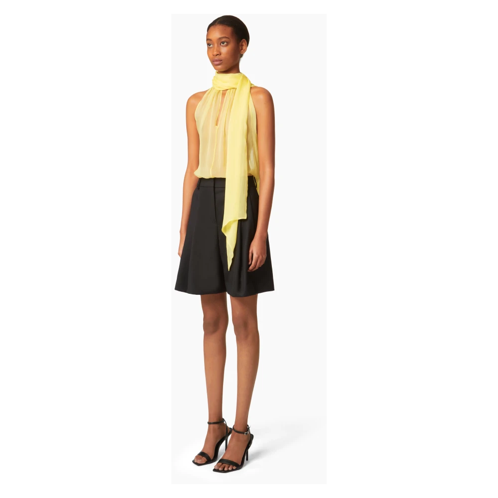 Nina Ricci Halterneck Lavallière Yellow Dames
