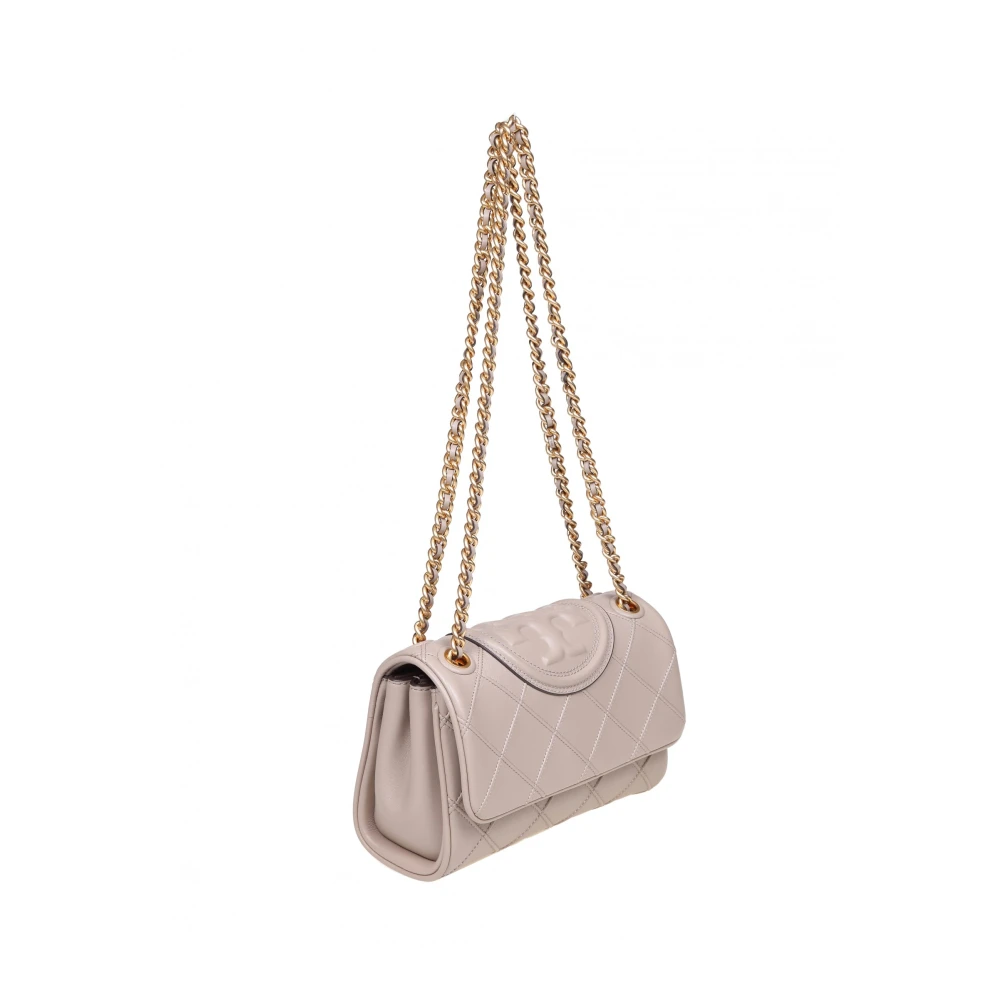 TORY BURCH Gewatteerde Schoudertas Klei Beige Dames