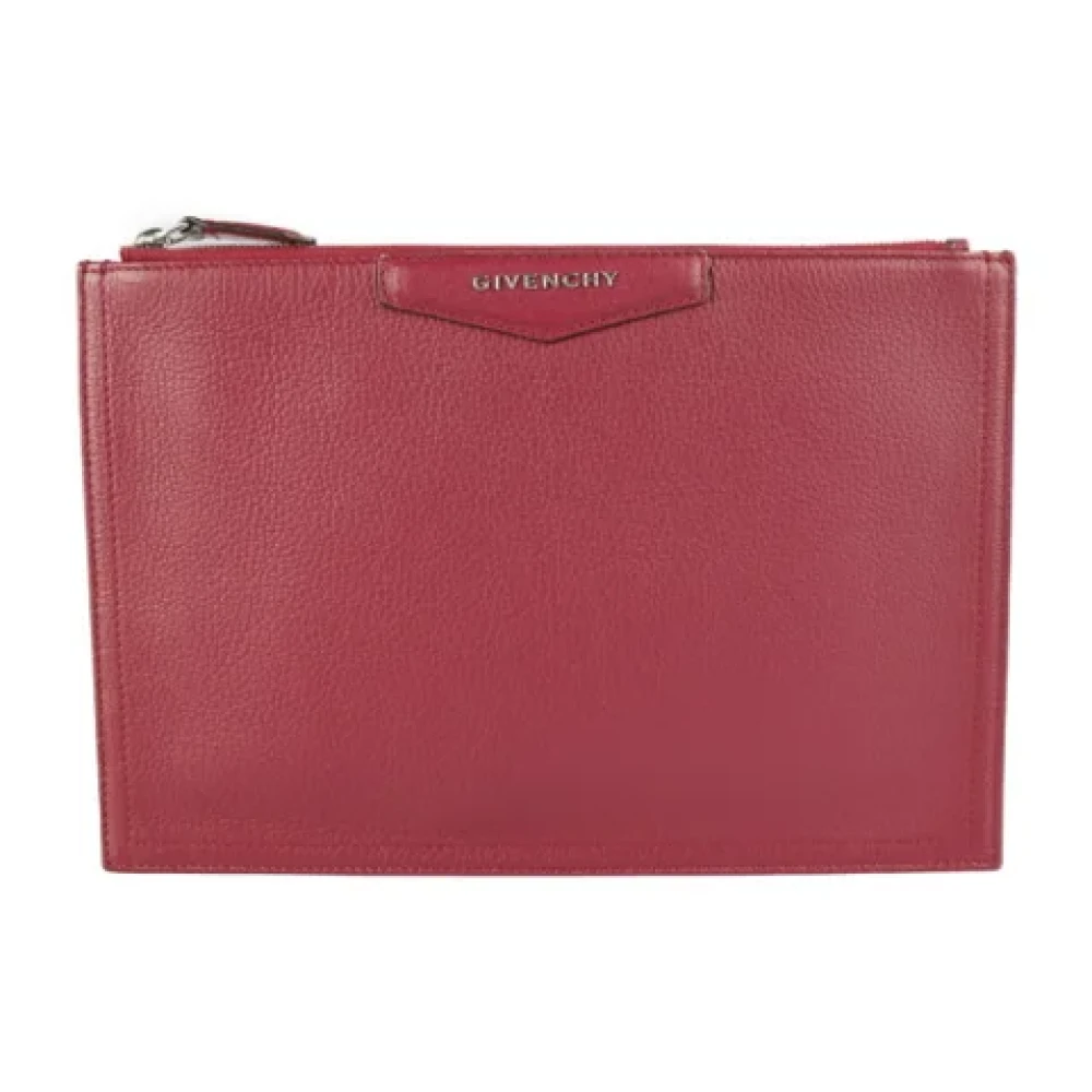 Givenchy Pre-owned Fabric clutches Red Dames