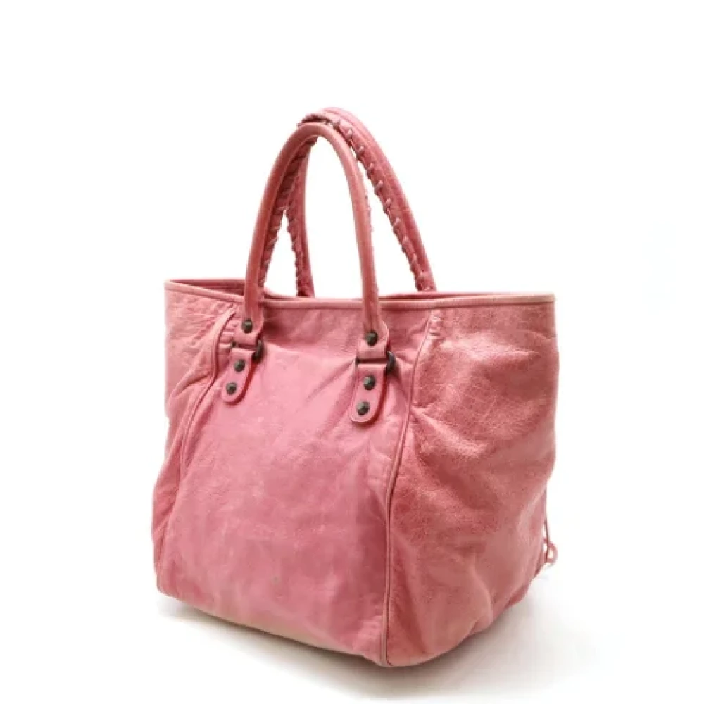 Balenciaga Vintage Pre-owned Leather balenciaga-bags Pink Dames