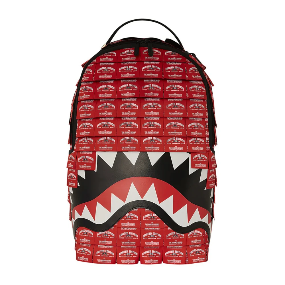 Sprayground Men's Red Urban Backpack - Backpacks - One Size - Bags