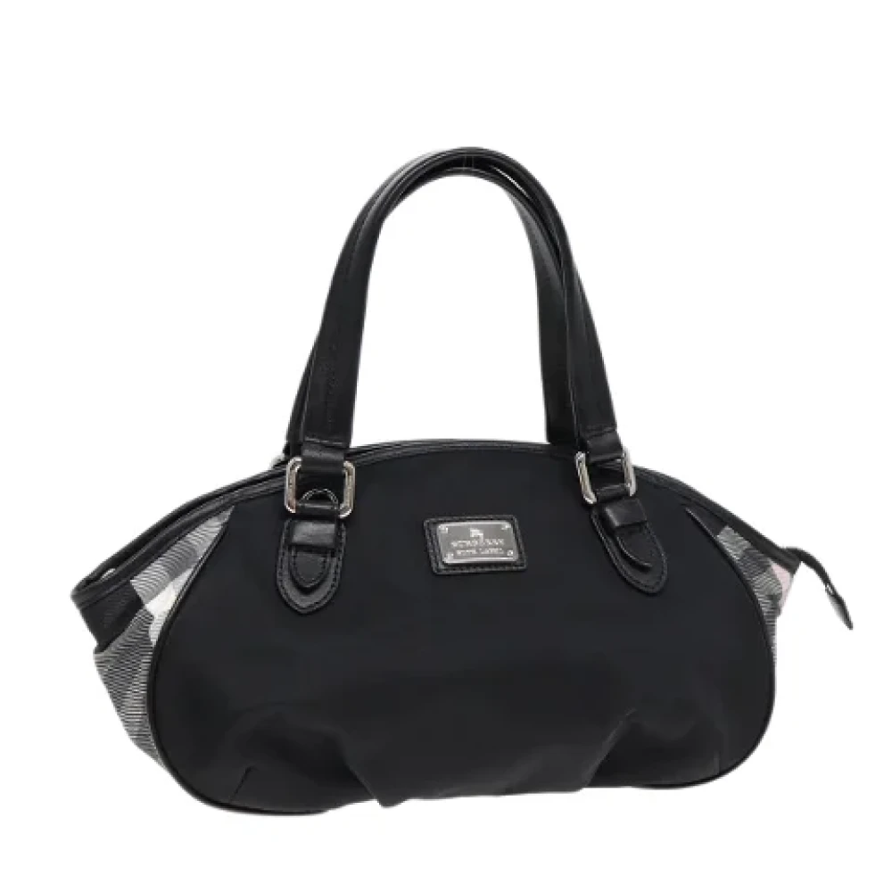 Burberry Vintage Pre-owned Nylon handbags Gray Dames