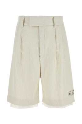 shorts-bermuda-en-polyester-stretch-ivoire
