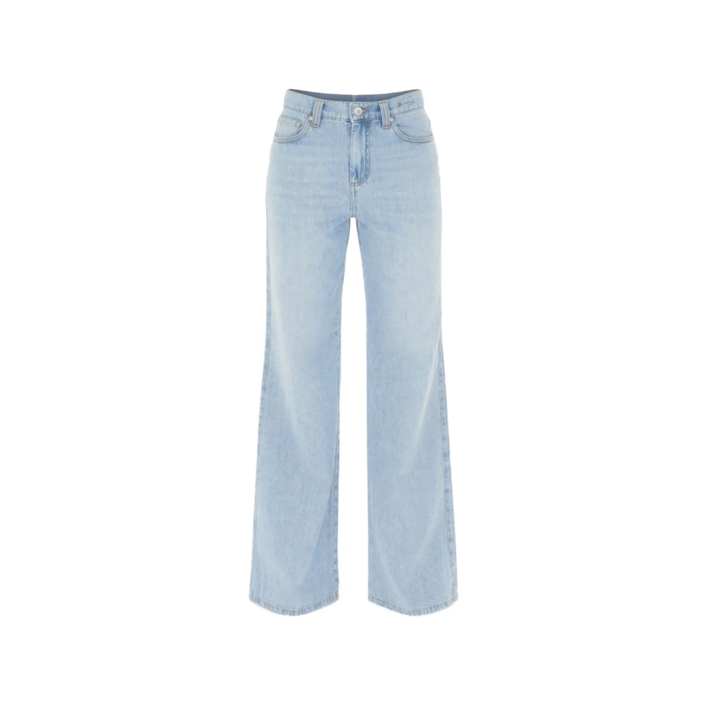 Marella Women's Blue Wide Jeans - Wide Jeans - 2XS - Jeans