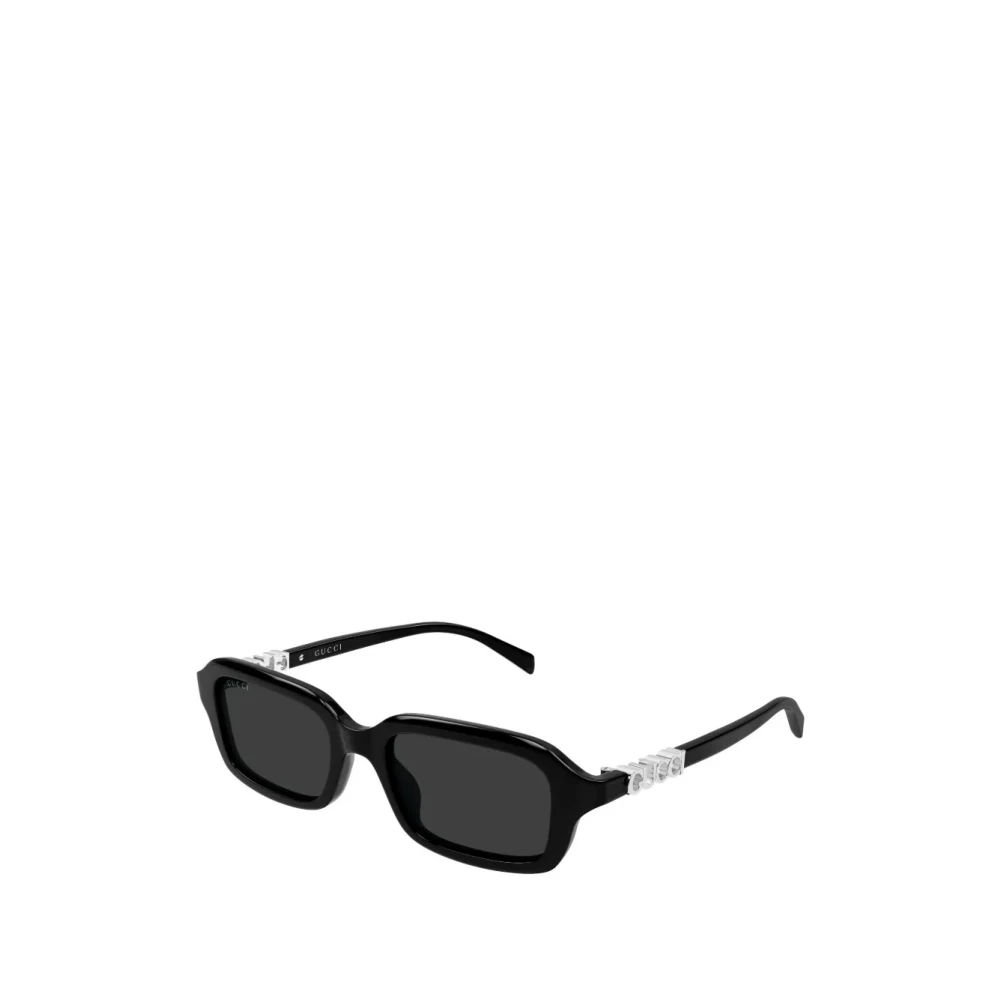 Gucci Women's Black Sunglasses, 50 Mm, Rectangular Frame Sunglasses