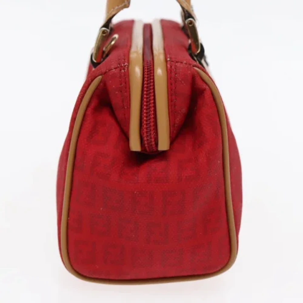 Fendi Vintage Pre-owned Canvas fendi-bags Red Dames