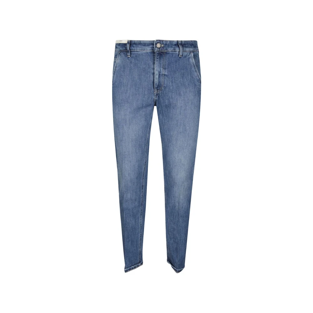 Pt Torino Men's Blue Slim Fit Jeans, W32, Swing Jeans In Loose Denim