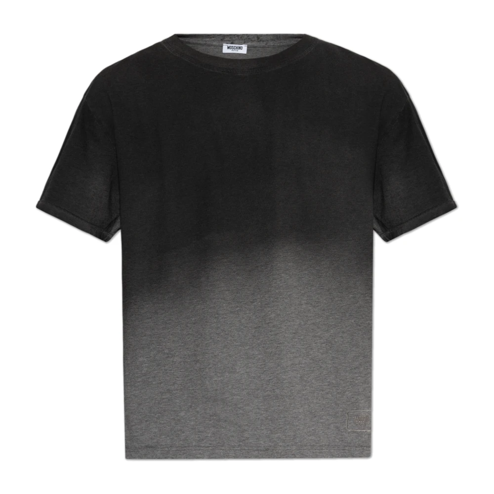 Moschino Mannelijk Grijs Tops Heren, 2XL, Katoen, Cotton T-Shirt