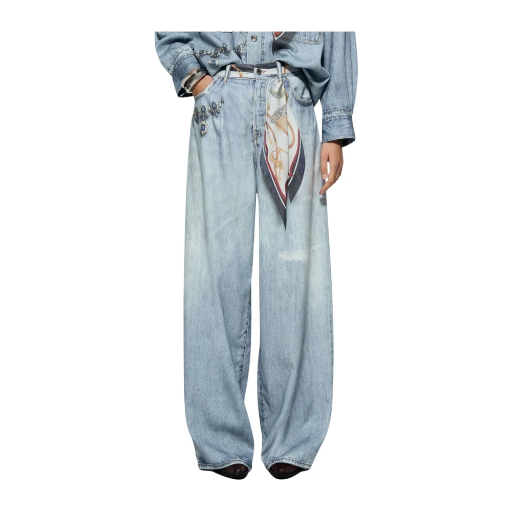 Liu Jo Donna Blu - Wide Jeans - Jeans - S - Immagine 3