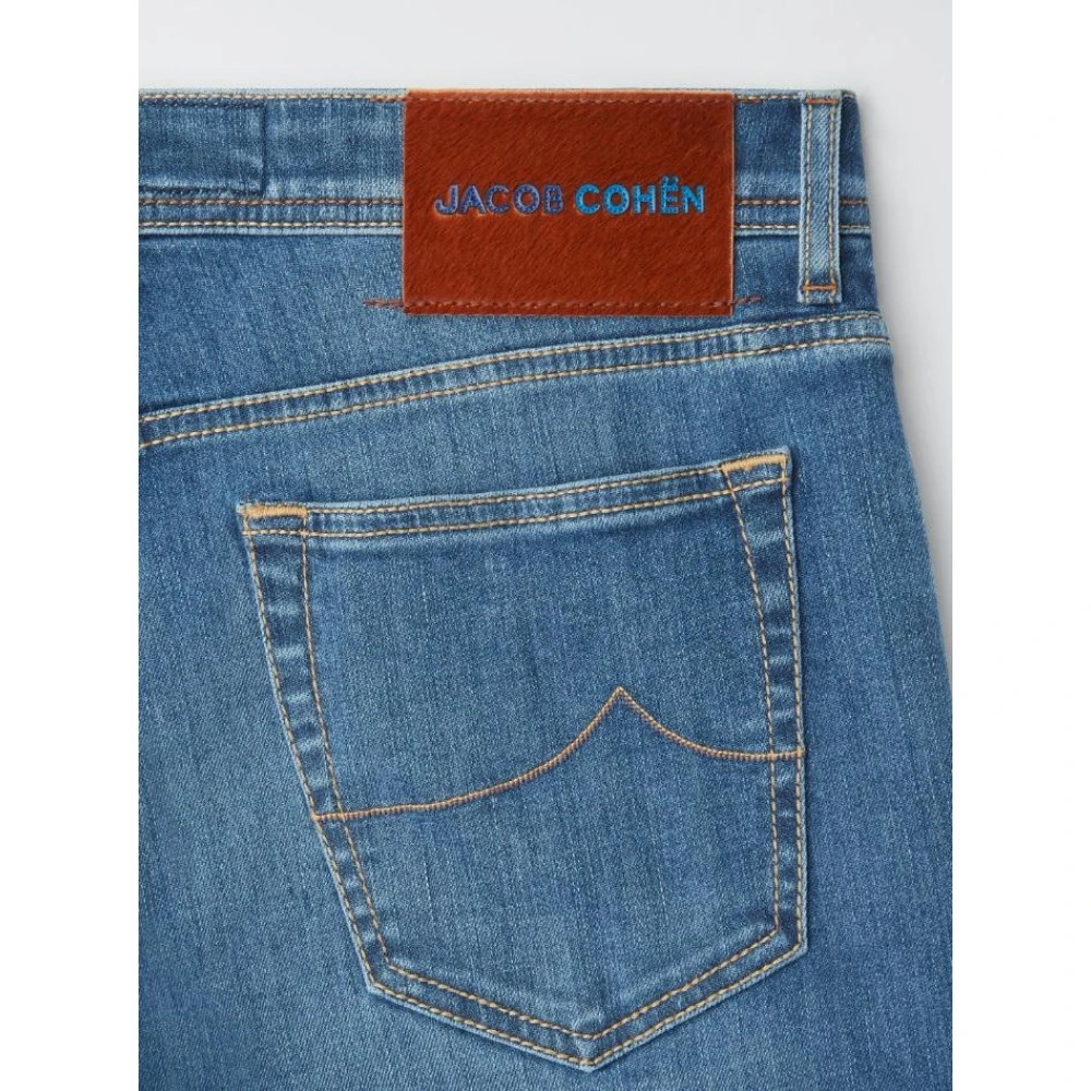 Jacob Cohën Nick Slim Stonewashed Jeans Blue Heren
