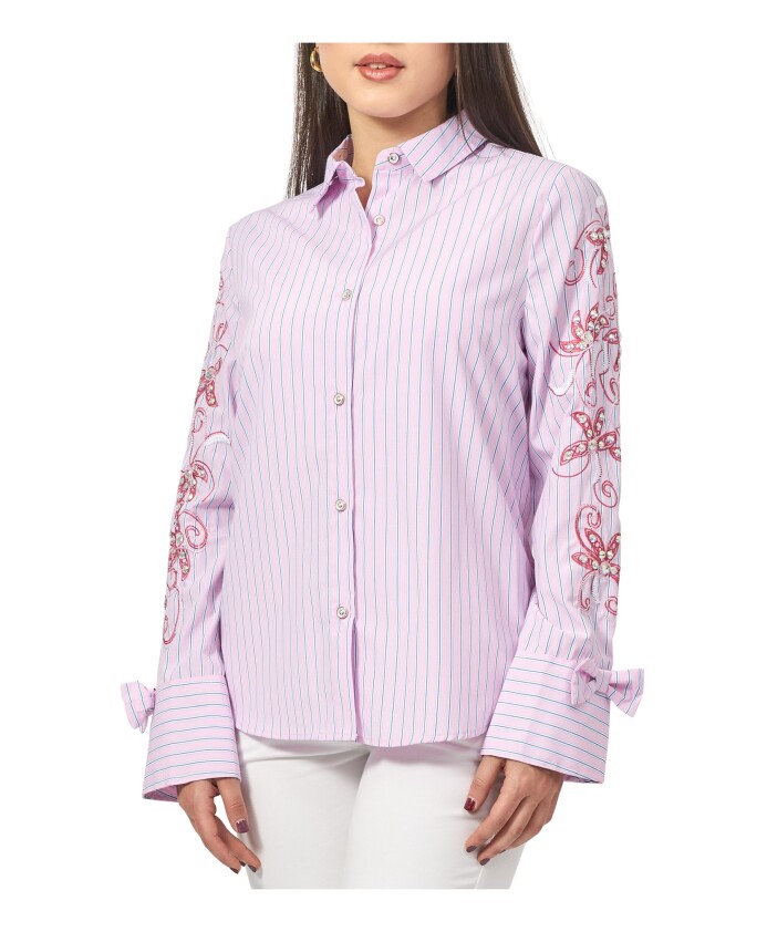 chemise-a-rayures-en-popeline-avec-broderie