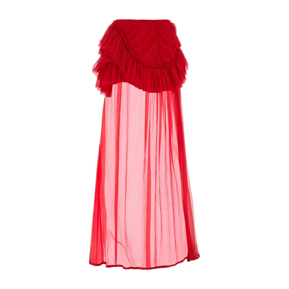 Dries Van Noten Red Gowns, Female, L, Shelby Skirt