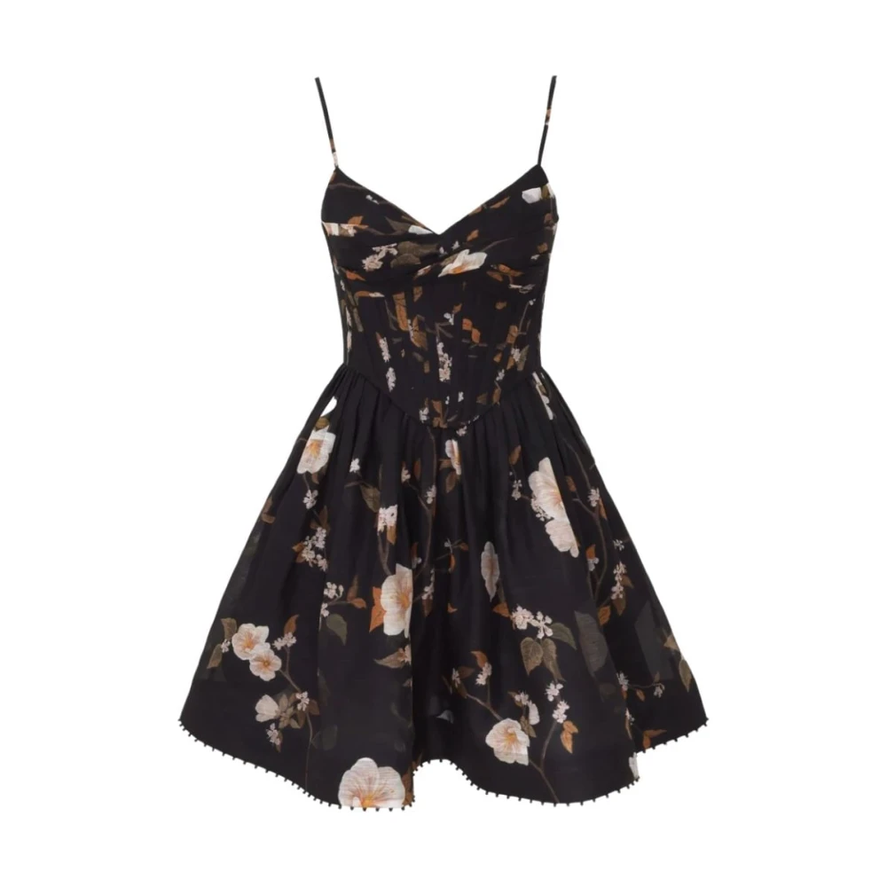 Zimmermann Women's Multicoloured Ascent Floral Linen And Silk Corset Dress UK Size 10 - Mytheresa - Image 2