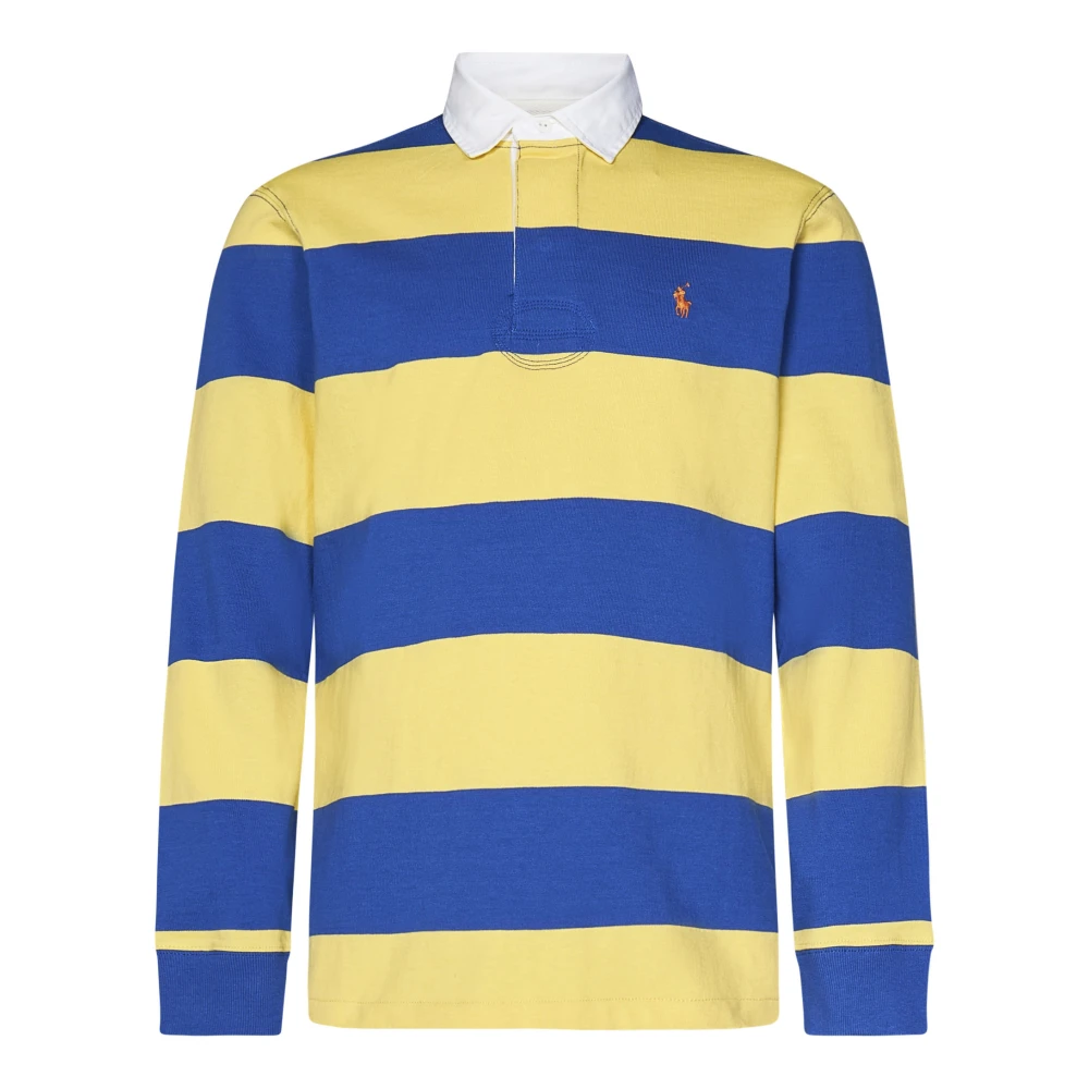 Polo Ralph Lauren Gele Gestreepte Polo T-Shirt Multicolor Heren