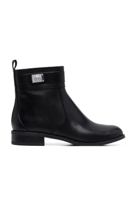 Svarta ankelboots med rem