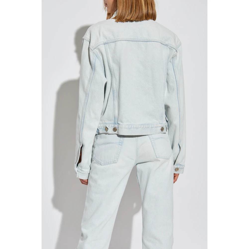 Balenciaga Denim jas Blue Dames