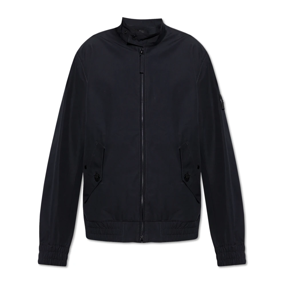 Stone Island Jas met logo Black Heren