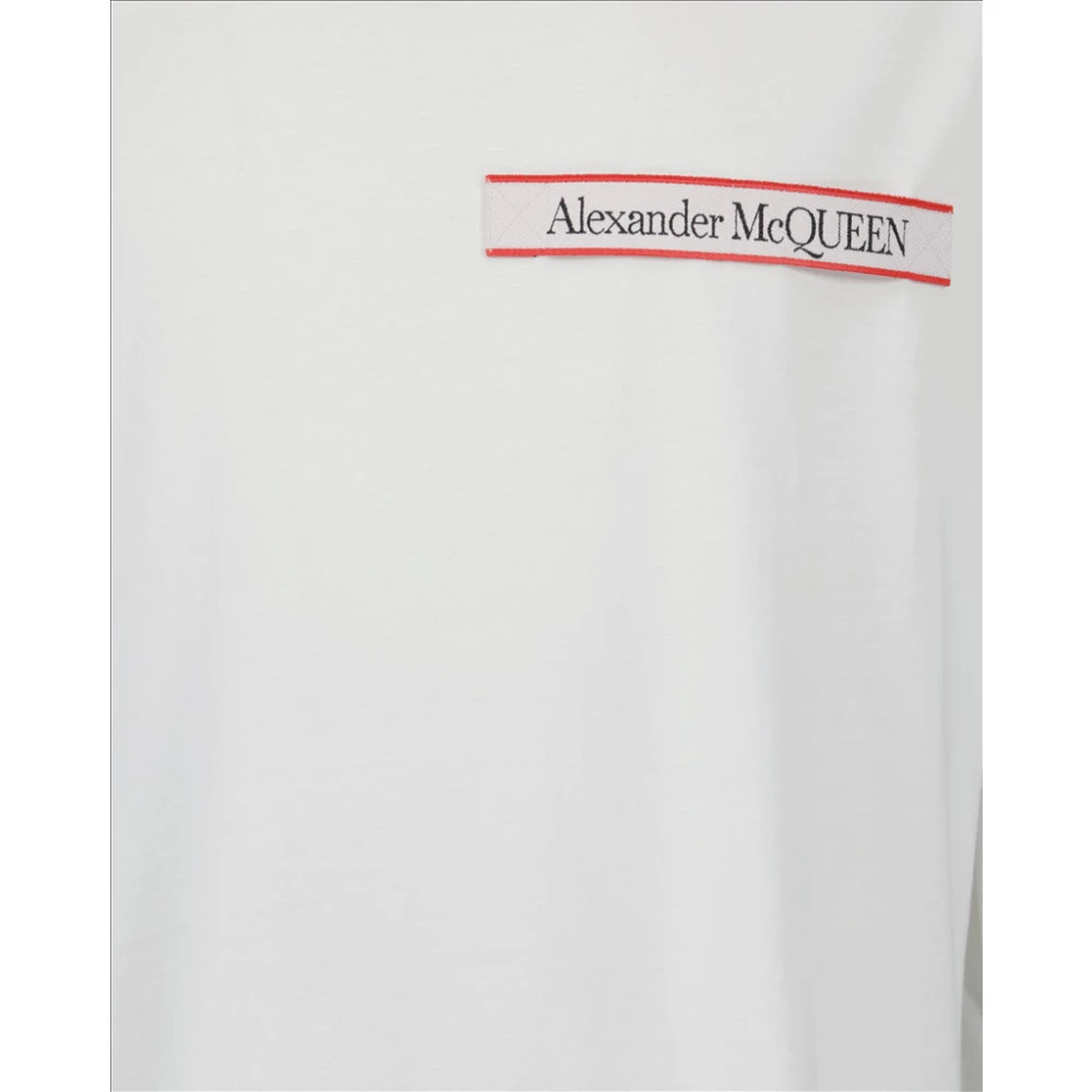 alexander mcqueen Logo T-shirt White Heren