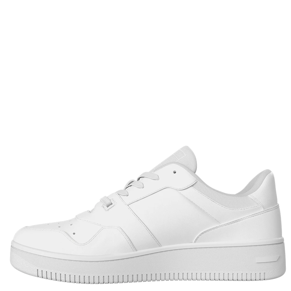 Tommy Hilfiger Retro Leren Basket Sneakers White Dames