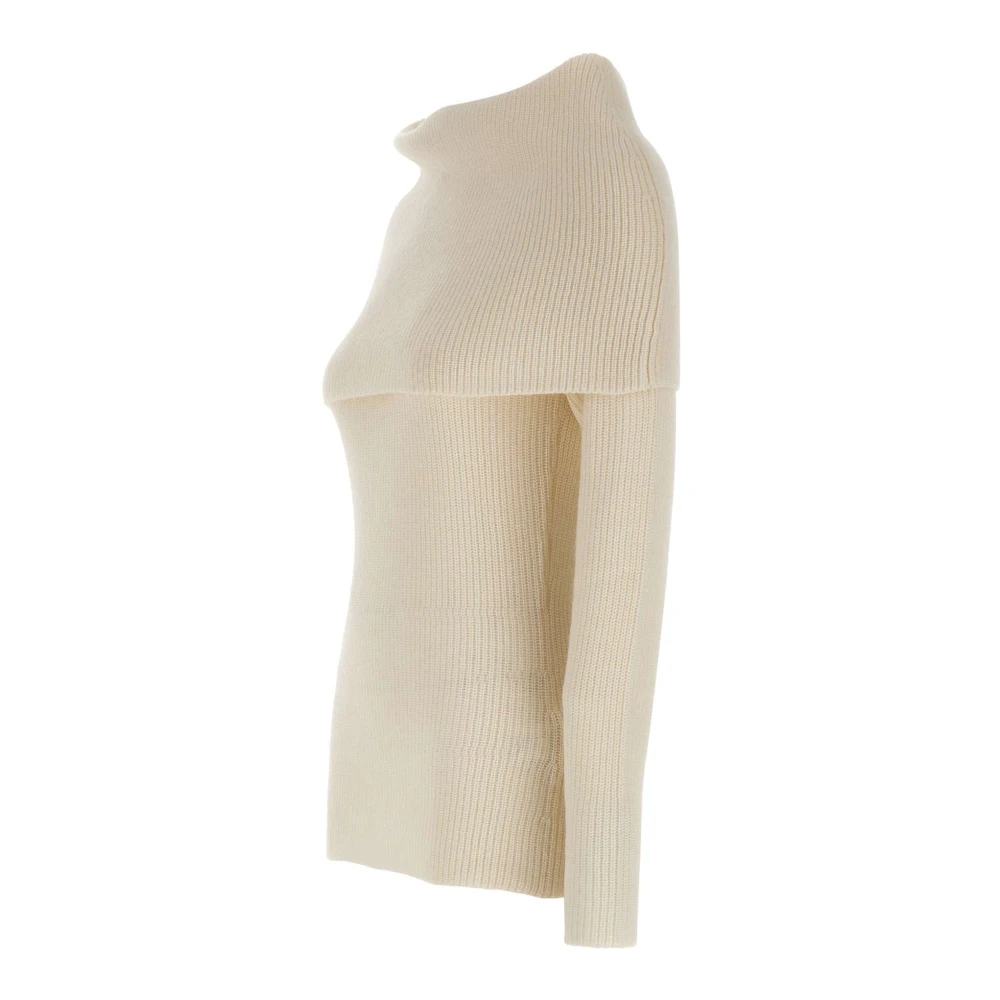 Fabiana Filippi Luxe Wol Zijde Trui Room White Dames