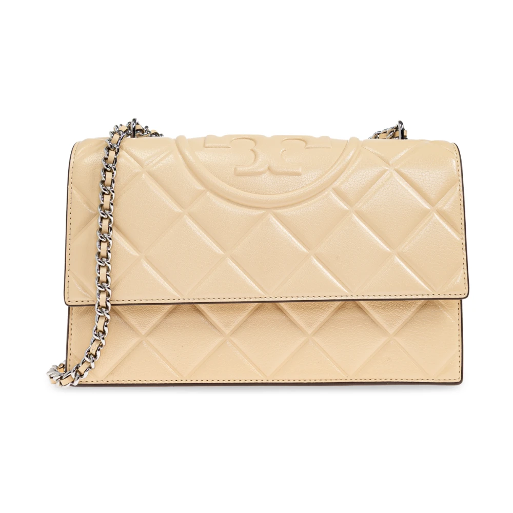 Tory Burch Women's Beige Shoulder Bag `Fleming` - Shoulder Bags - One Size - Bags