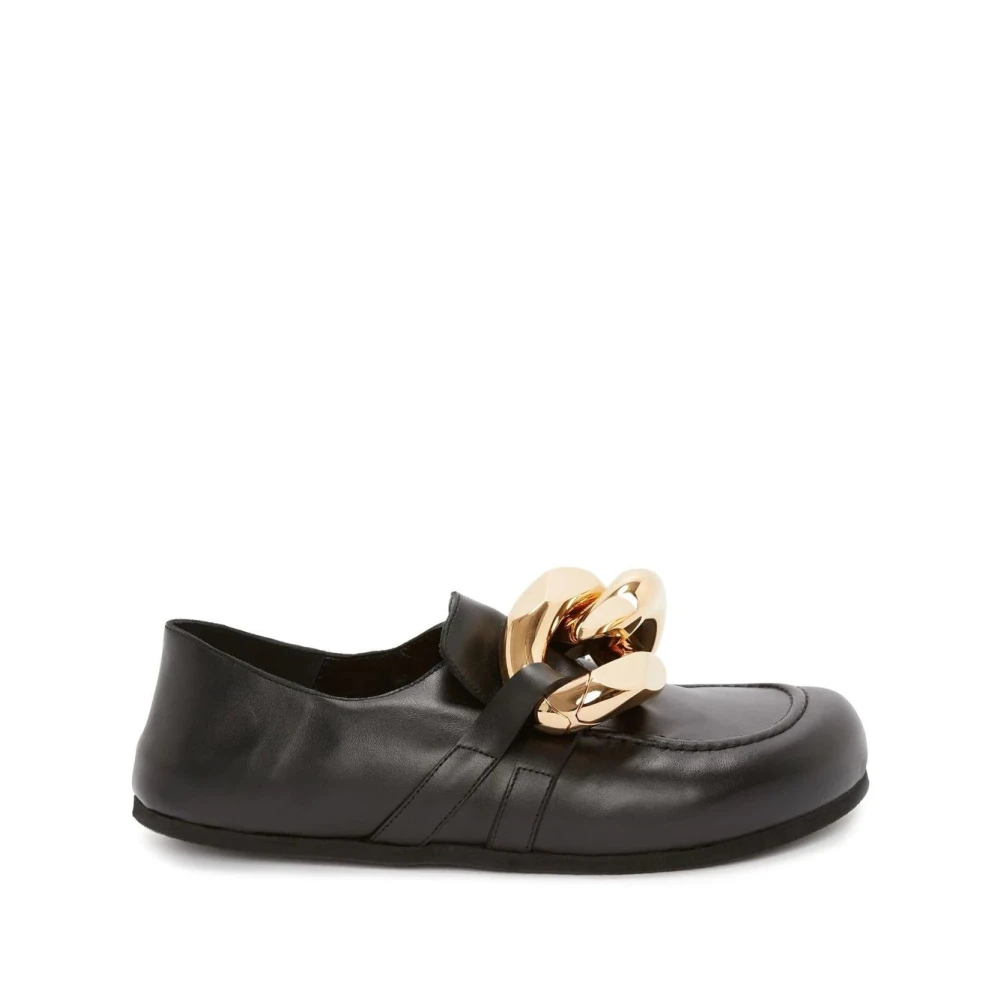 Jw Anderson Women's Black Chain Loafers