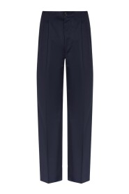 Raf wool pleat-front trousers