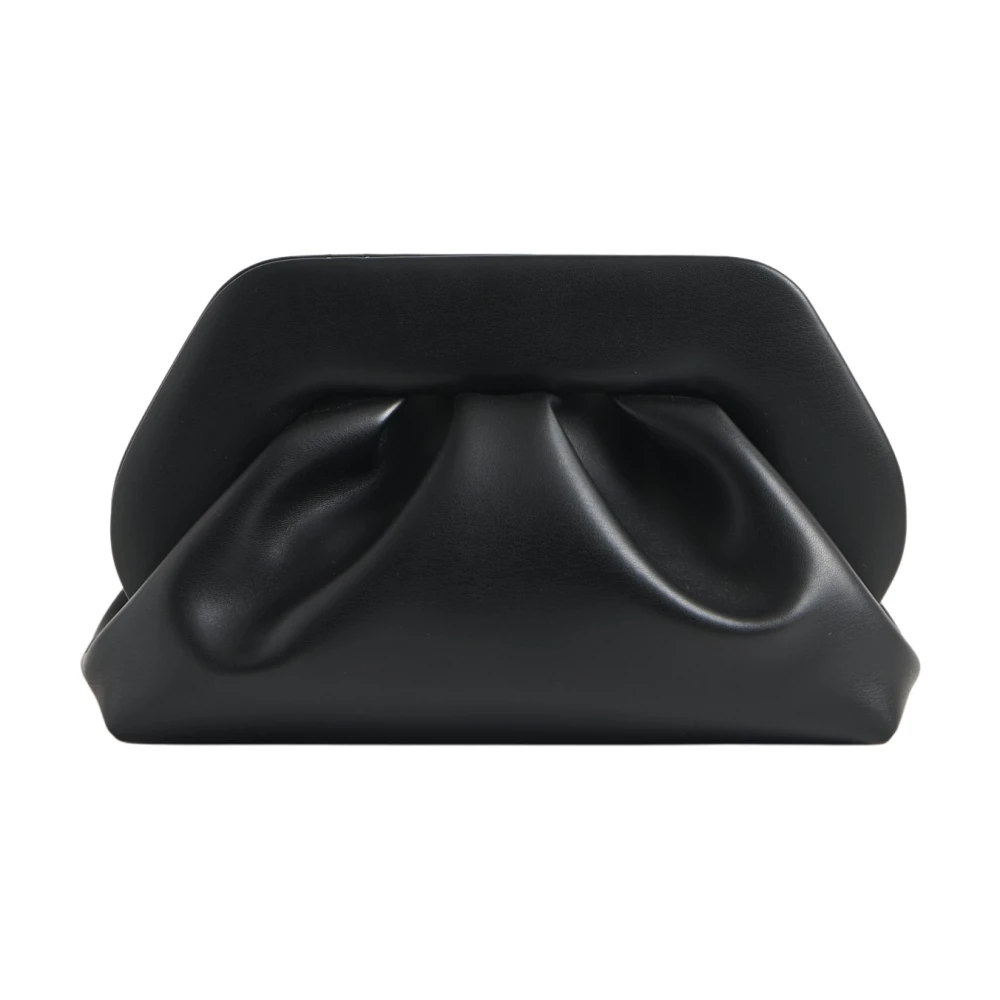 Themoirè Women's Black Clutches, One Size, Vegan Fabric Bag