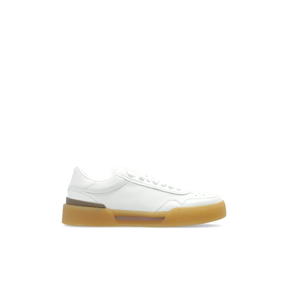 Dolce & Gabbana Men's White Sneakers With Logo