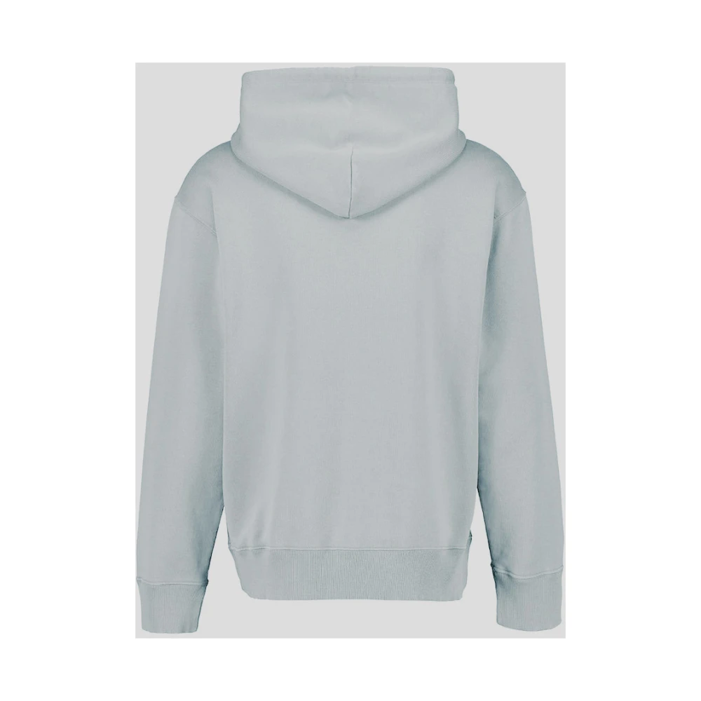 MM6 Maison Margiela Katoenen Logo Hoodie Green Heren
