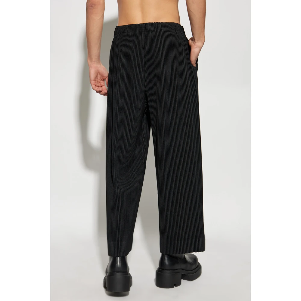 Issey Miyake Geplooide broek Black Heren