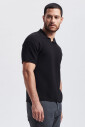 black-knitted-polo-with-raw-edge