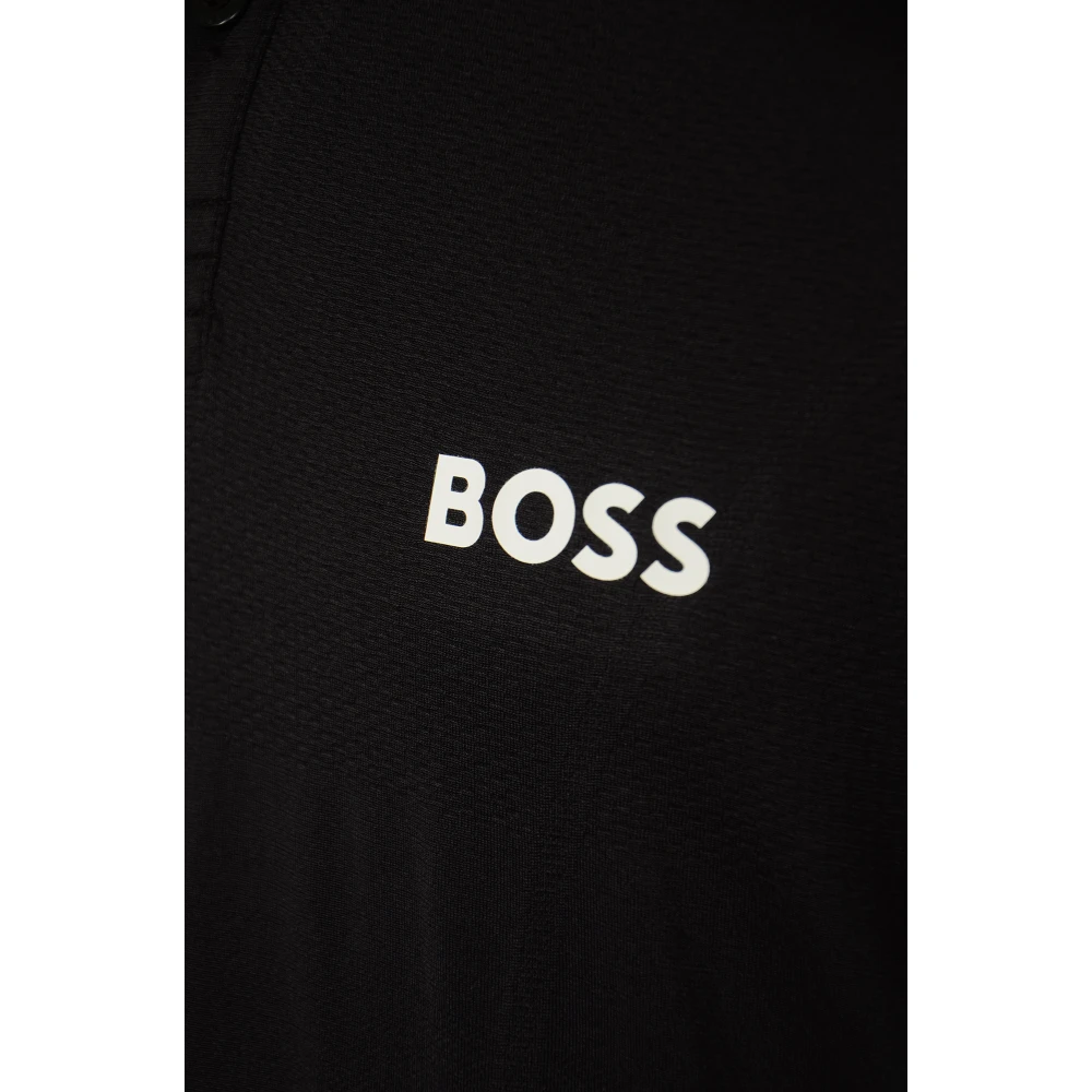 Boss Zwarte T-shirts en Polos Black Heren