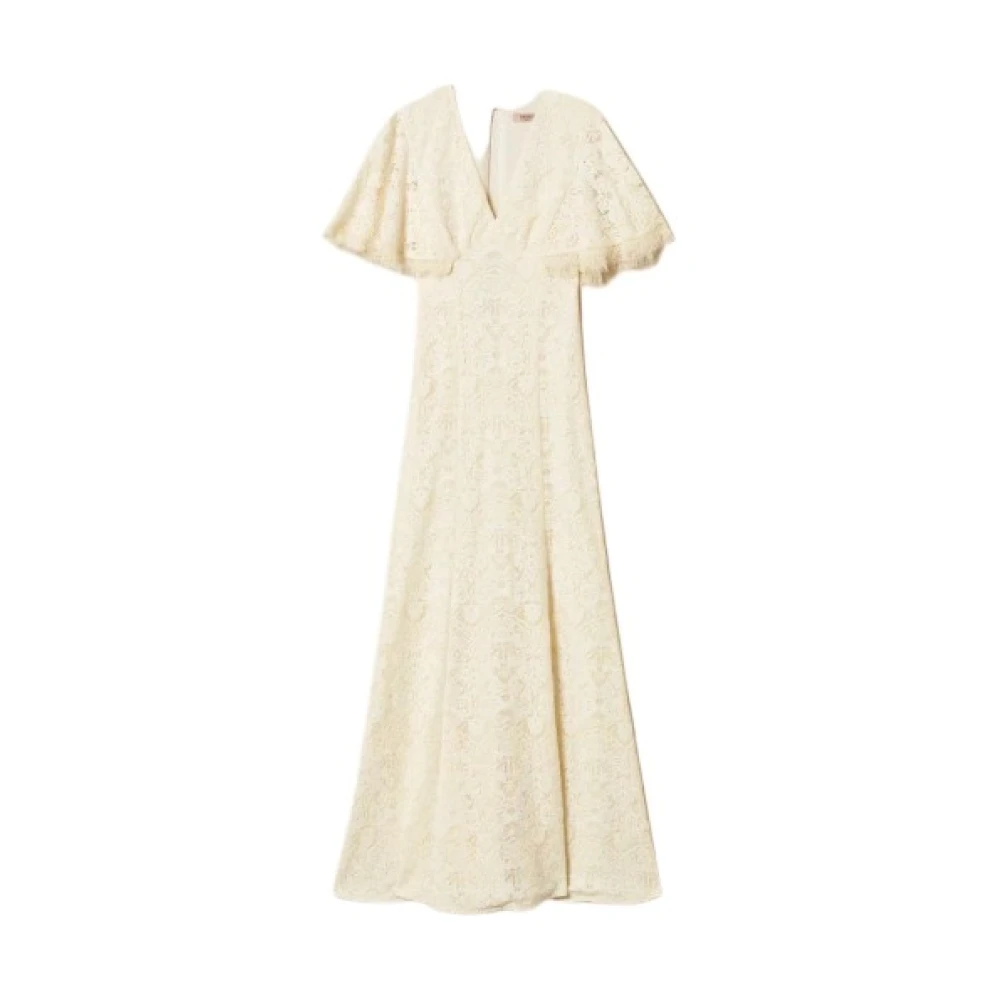 Twinset Women's Beige Gowns, S, Dresses