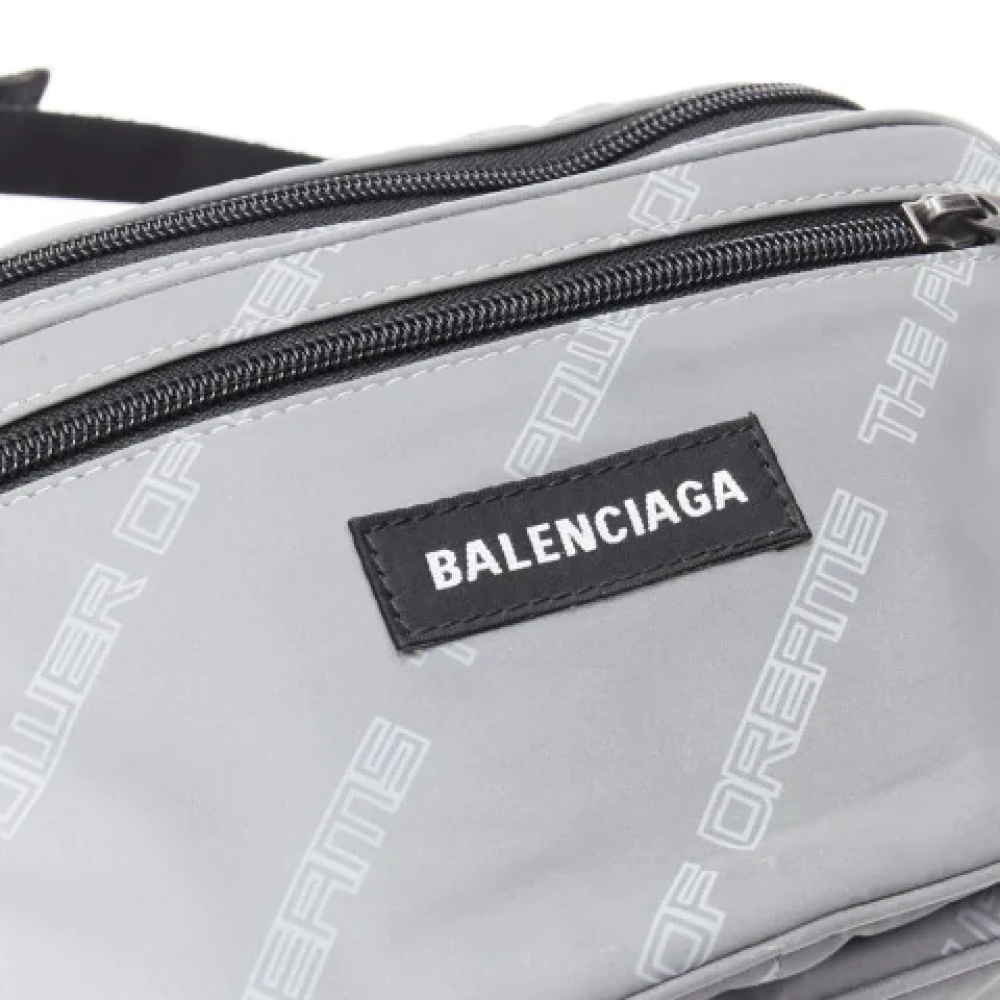 Balenciaga Vintage Pre-owned Nylon balenciaga-bags Gray Dames