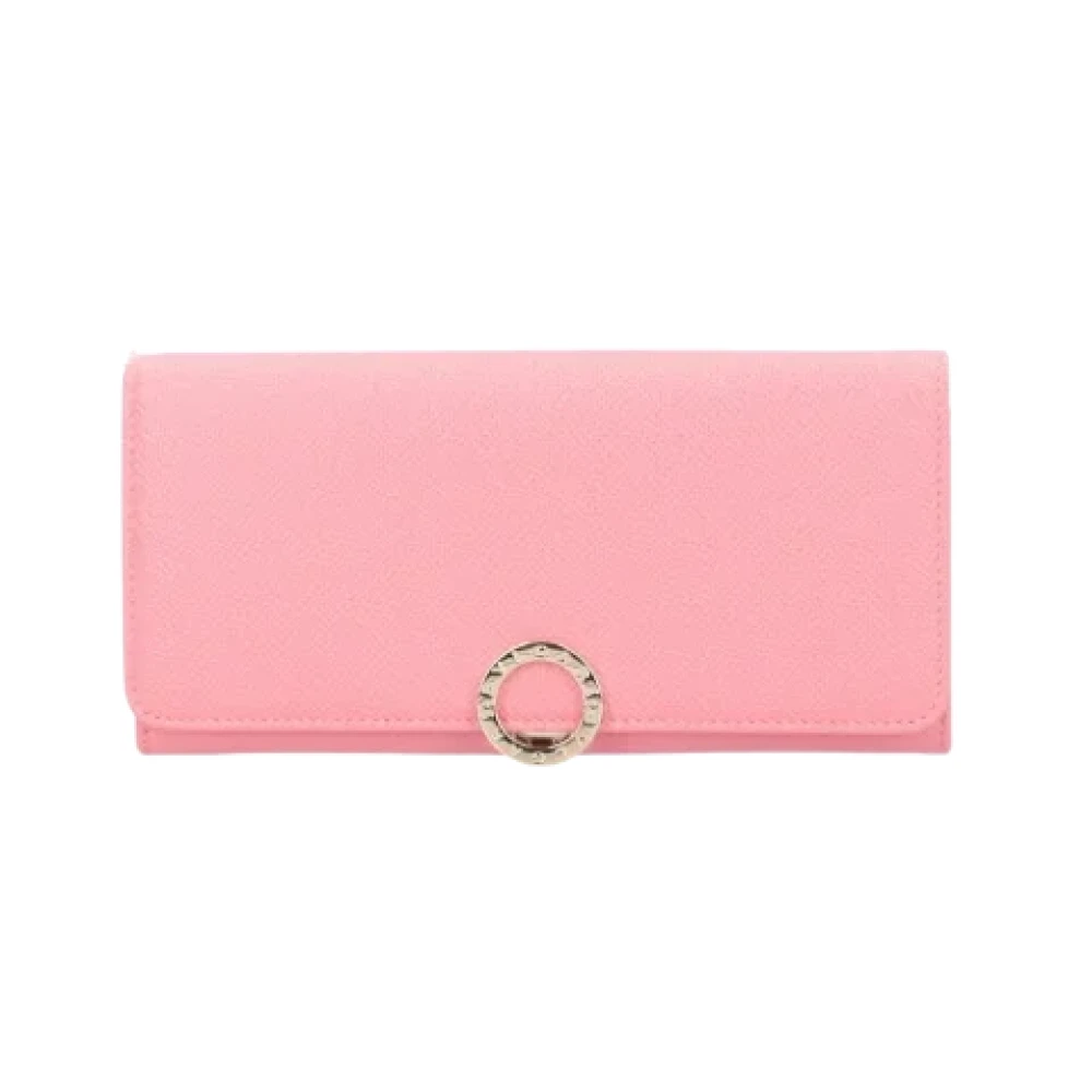 Bvlgari Vintage Pre-owned Leather wallets Pink Dames
