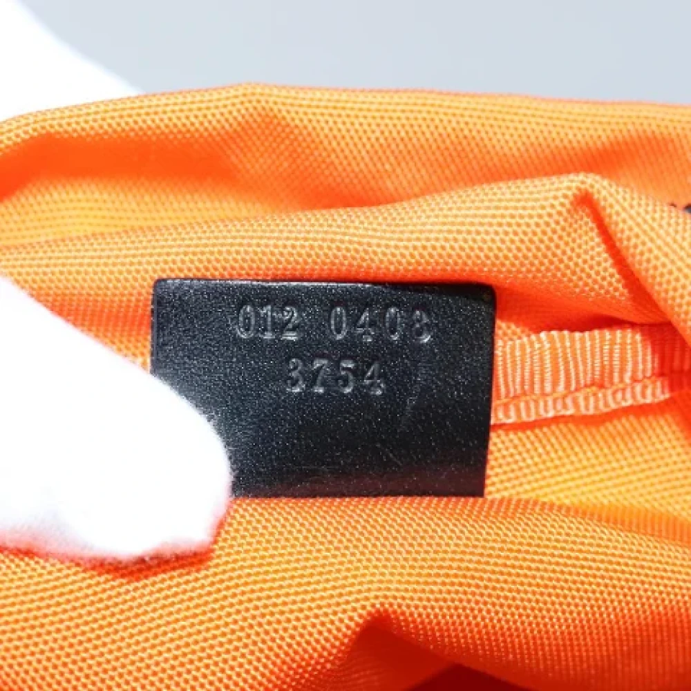 Gucci Vintage Pre-owned Canvas travel-bags Orange Dames