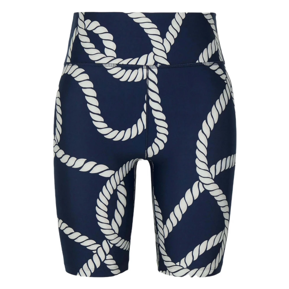 Tommy Hilfiger Korta cykeltights med rep Blue, Dam