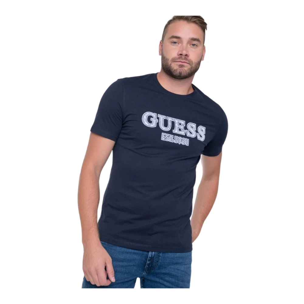 Guess - Tops > T-Shirts - Blue - Guess - Modalova